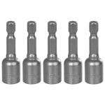 Portbit magnetic Strend Pro MS84 1/4" 10 mm, din crom-vanadiu, set 5 buc