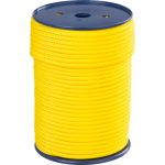 Frânghie PPV împletită Strend Pro Premium 6 mm, cu miez, 100 m, galbenă