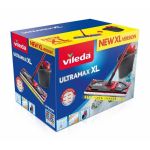 Set mop plat Vileda Ultramax XL cu galeata si storcator, Complete Set