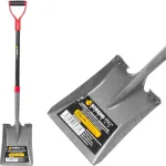 Lopată Strend Pro Garden ErgoBULL cu coadă din fibră de sticlă, 115 cm