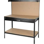 Masă de lucru pentru atelier Racks DWB60 cu sertar, 120x60x150 cm, 230 kg