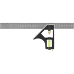 Echer de tâmplărie Strend Pro 300 mm din inox, cu nivelă integrată