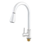 Baterie bucătărie cromată cu duș extractabil, 2 funcții Champion NEO-014