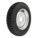 Roată pneumatică 450-12 pentru remorcă, cu jantă din fier, 8PR, 412 kg