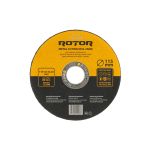 Disc de tăiere pentru metal și inox ROTOR 115x1,6x22,23 mm