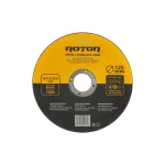 Disc abraziv de taiere metal si inox ROTOR 125x1,6x22,23 mm