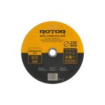 Disc abraziv ROTOR pentru tăiere metal și inox, 230x2,0x22,23 mm