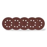 Set 5 discuri abrazive 125 mm P60 cu prindere velcro pentru șlefuitor excentric Rotor