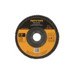 Disc lamelar curbat ROTOR 125 mm, P100, T29 pentru slefuire si finisare metal/inox