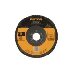 Disc lamelar curbat ROTOR 125 mm, prindere 22,23 mm, P80 T29 pentru metal