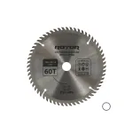 Disc circular pentru tăiat lemn Rotor 185 mm, 60T, cu adaptor 20/16