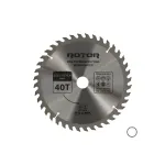 Disc circular pentru lemn ROTOR 250 mm, 40T, alezaj 30/25,4 cu adaptor inclus