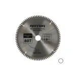 Disc circular pentru taiat lemn Rotor 250 mm, 80T, 30/25,4 mm cu adaptor