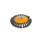 Perie de sârmă conică cu noduri Rotor 125 mm M14, pentru curățare agresivă