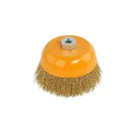 Perie de sârmă tip cupă Rotor 100 mm M14 din oțel, pentru flex