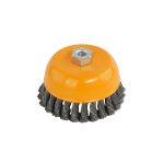 Perie sârmă tip cupă cu noduri răsucite Rotor 125 mm M14 pentru polizor
