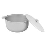 Ceaun din aluminiu alimentar 8L cu capac, pentru gatit uniform, Elefant