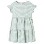 Rochie pentru copii, mâneci cu volane, verde mentă, 128 GartenMobel Dekor