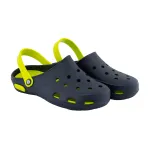 Set 10 perechi saboți bărbați AVA albastru închis/verde, mărimi 41-45