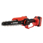 Set mini drujbă 8" cu extensie telescopică 2,5 m, acumulator 20V 4Ah, Elefant ESBS-8EP2.5