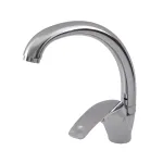 Baterie de bucătărie Flow BASIC-Z-777, crom lucios, monocomandă cu pipă rotativă 360°