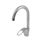 Baterie de bucătărie Flow ERA-Z-011, crom lucios, pipă fixă 360° și monocomandă