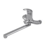 Baterie cadă Flow ERA-Z-06 cu pară de duș, crom lucios, monocomandă