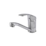 Baterie lavoar Flow BASIC Flow, crom, monocomandă, cartuș ceramic, pipă 360°