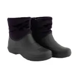 Set 10 perechi cizme din PVC pentru femei mov/negru, impermeabile, antiderapante