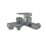 Baterie cadă monocomandă ELEGANCE Z 09 FLOW, crom lucios, cu pară de duș