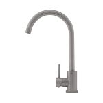 Baterie bucătărie inox SUS 304 crom mat, pipă fixă 360° Flow FB-011