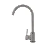 Baterie bucătărie inox SUS 304 crom mat, pipă fixă 360° Flow FB-011