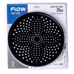 Cap de dus tip ploaie 25 cm negru din ABS, Flow FCDP-25B