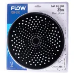 Cap de duș tip ploaie Flow FCDP-25C, 25 cm, ABS cromat, jet uniform