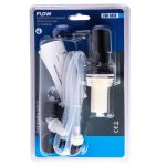 Dozator detergent negru pentru blat, SUS 304, cu furtun de alimentare Flow FDD-50SB