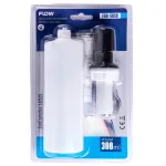 Dozator detergent negru Flow FDD-50SB, încorporabil, 300 ml, ABS + inox