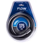 Furtun de duș din silicon gri Flow FFDS-175G, 175 cm, anti-răsucire