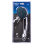 Pară de duș Flow FPD-1C din ABS cromat, ergonomică, conexiune 1/2"