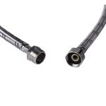 Racord flexibil apă inox 40 cm, F1/2" x M1/2" pentru baterii sanitare Flow