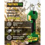 Foarfecă electrică cu acumulator PARTNERPRO PP-FE16V, 16V / 2Ah, 300 W, 200 N
