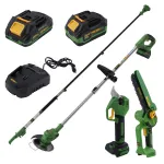 Set multifuncțional pe acumulator PartnerPro 7 în 1, brushless, 2 acumulatori, tijă 2,9 m