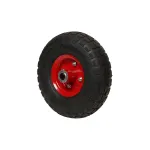 Roată pneumatică 260 mm cu jantă din fier și rulment 20 mm, pentru cărucioare Elefant ERPC-1830