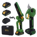 Set foarfecă de grădină și fierăstrău cu lanț 20V PartnerPro, 2x2Ah, Brushless