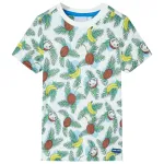 Tricou pentru copii cu mâneci scurte, multicolor, 128 GartenMobel Dekor