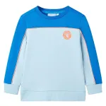 Bluzon pentru copii, albastru aprins și albastru deschis, 116 GartenMobel Dekor