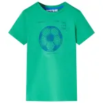 Tricou pentru copii, verde, 128 GartenMobel Dekor