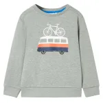 Bluzon pentru copii, kaki melanj deschis, 116 GartenMobel Dekor