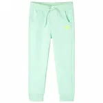 Pantaloni de trening pentru copii, verde aprins, 116 GartenMobel Dekor