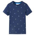 Tricou pentru copii, albastru închis, 104 GartenMobel Dekor