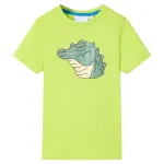 Tricou pentru copii, lime, 116 GartenMobel Dekor